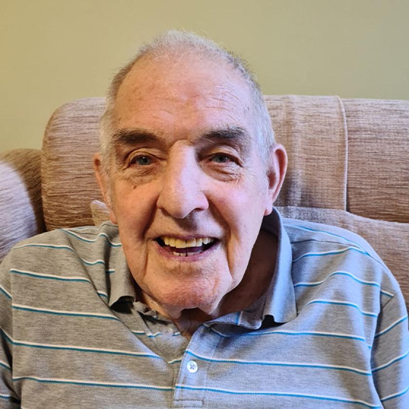 George Scott at our Nunthorpe Oaks Residential Care Home in Middlesbrough 